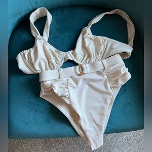 Tularosa cream NEW bikini set